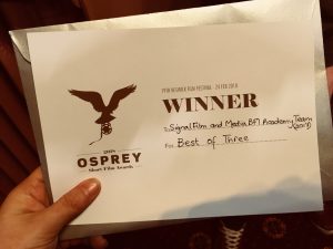 Read more about the article BFI Academy film wins Osprey Short Film Awards 2018