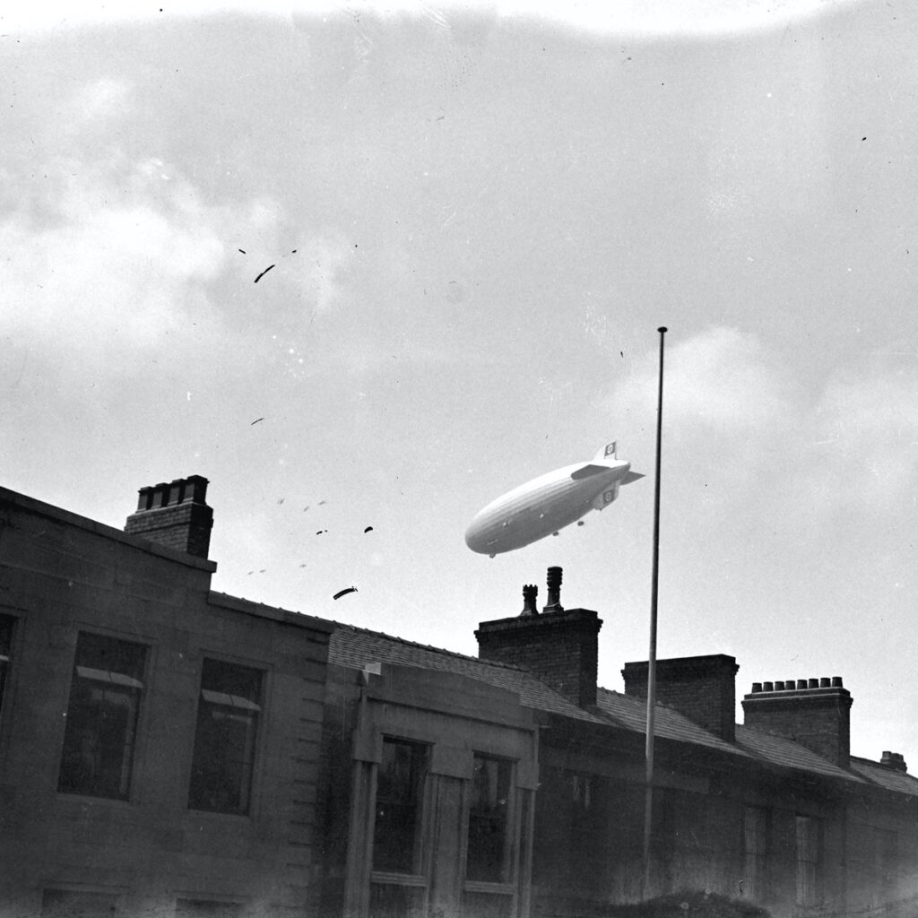 Hindenburg over Barrow-in-Furness