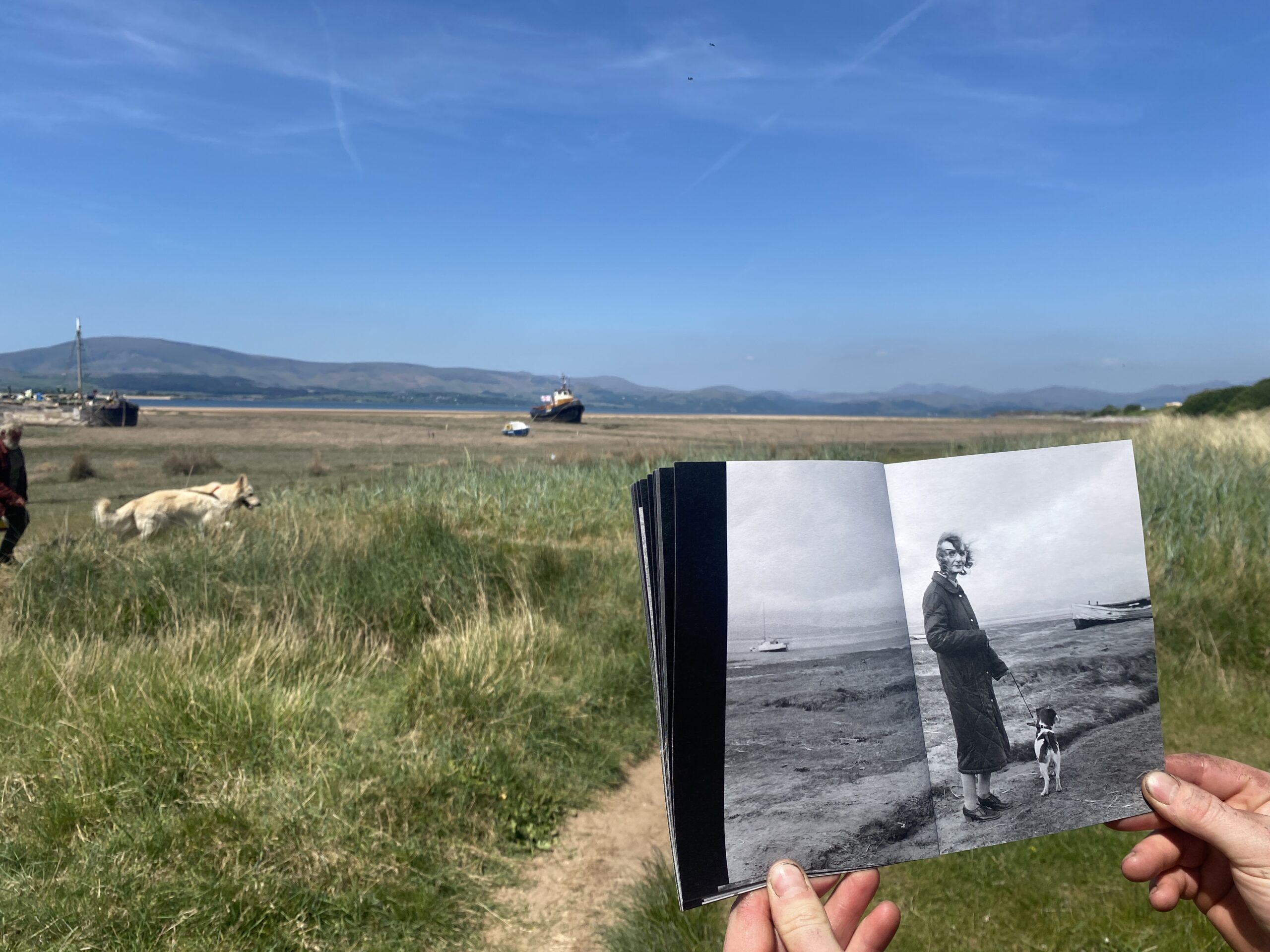 Askam, hands holding book - The Seaside 1975-1981, Chris Killip ( Cafe Royal Books)